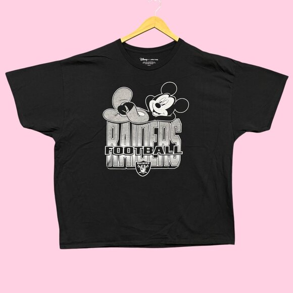Disney x NFL AFC West Las Vegas Raiders Oversized Tee XXL - Picture 1 of 4